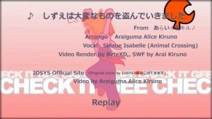 720p60 Isabelle stole the precious Thing (Animal Crossing x Touhou) (Araiguma Alice Kiruno)