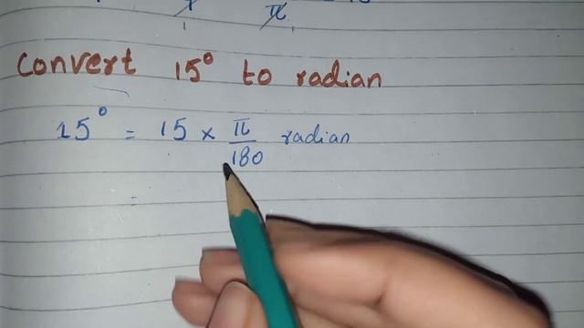Convert 15° to Radian, convert Degree to radian смотреть онлайн