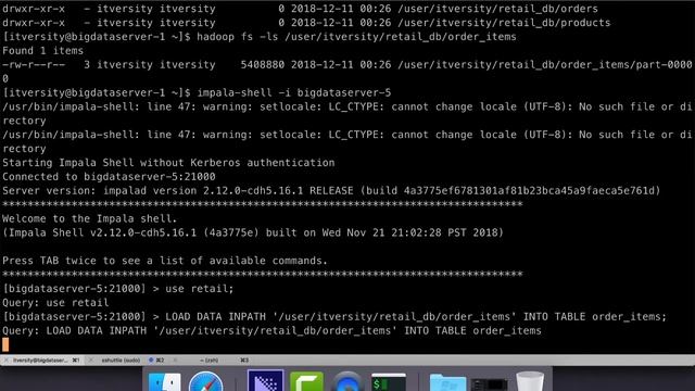 Cloudera Administration - Validate Impala by running Commands and Queries смотреть онлайн