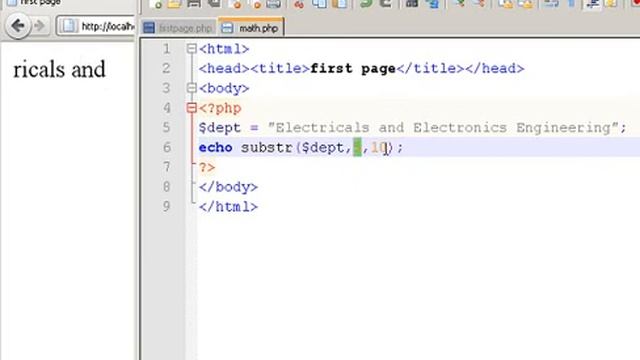 php tutorial in Tamil part - 19 String Function смотреть онлайн