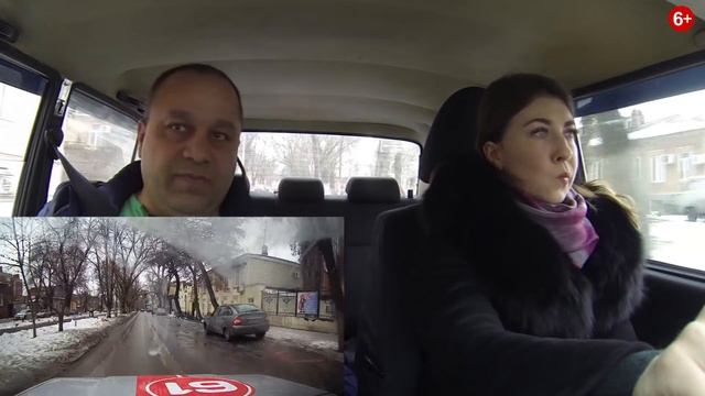 Урок Вождения Зимой!!! Разворот на Перекрестках [Автошкола RED] смотреть онлайн