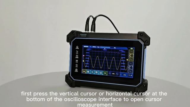 Hantek new product TO1000 Tablet oscilloscope DMM+OSC+AFG—User cursors to measure FFT waveforms смотреть онлайн