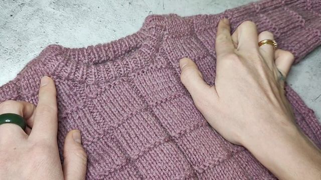 Как я вязала детский джемпер в квадрат смотреть онлайн