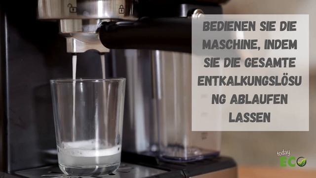 Wie man seine Kaffeevollautomat auf natürliche weise wäscht und entkalken- Eco Today Decal-C смотреть онлайн