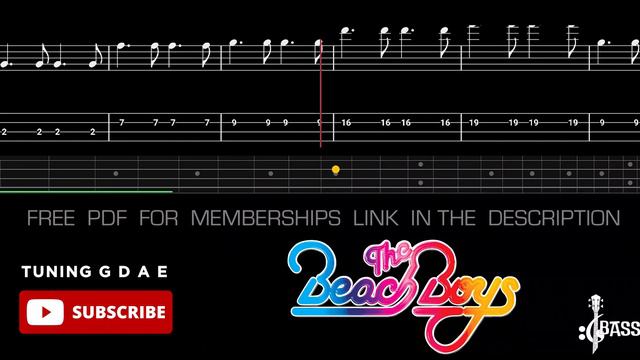 The Beach Boys - God Only Knows (🔴Bass Tabs | Notation) @ChamisBass #chamisbass #beachboysbass смотреть онлайн