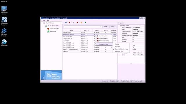 Xian SNMP Device Simulator - Functionality смотреть онлайн