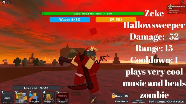 Zeke Hallowsweeper Review (Brick Defense) Roblox (UPDATED) смотреть онлайн