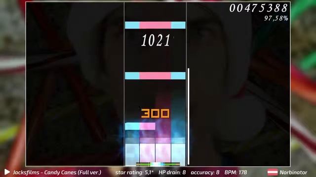 osu!mania Jacksfilms - CANDY CANES (Full ver.) [stab stab stab stab stab stab stab ...] - S Rank смотреть онлайн