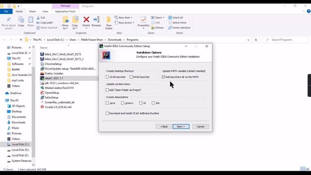 How to download and Install IntelliJ Idea on window 10 + creating first Hello World application смотреть онлайн