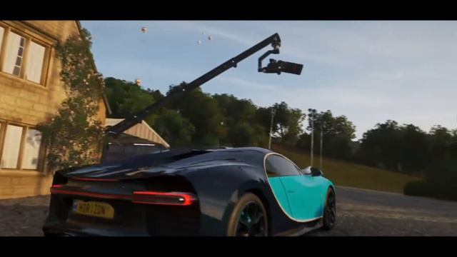 movie stunt with Bugatti in Forza Horizon 4 смотреть онлайн