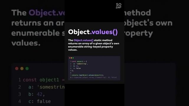 Object.keys vs Object.values vs Object.entries #hashtags смотреть онлайн
