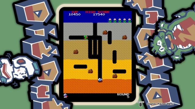 ARCADE GAME SERIES: DIG DUG my best score! смотреть онлайн