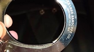 Наручники полиции США | Peerless Handcuff Company model 700 c