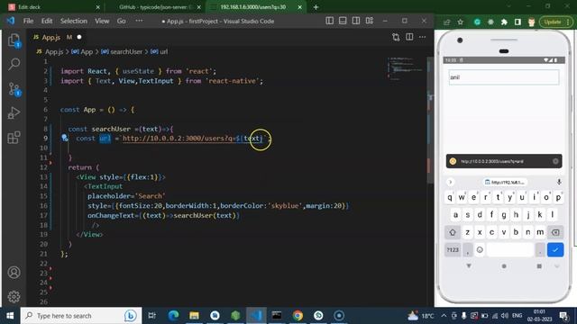 React Native tutorial #60 Search with API смотреть онлайн
