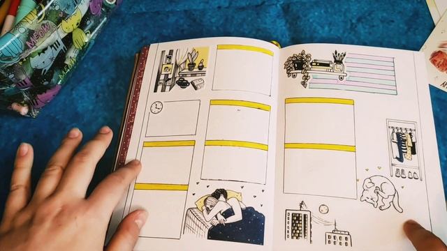 АСМР оформление ежедневника февраль 2022 | ASMR bullet journal 2022 смотреть онлайн