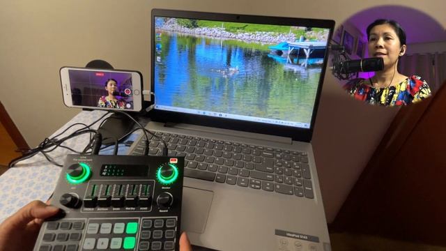 V9 Sound card to Computer (laptop/desktop) Recording Set up - ENGLISH смотреть онлайн