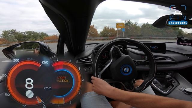 2020 BMW I8 TOP SPEED On AUTOBAHN (NO SPEED LIMIT) By AutoTopNL