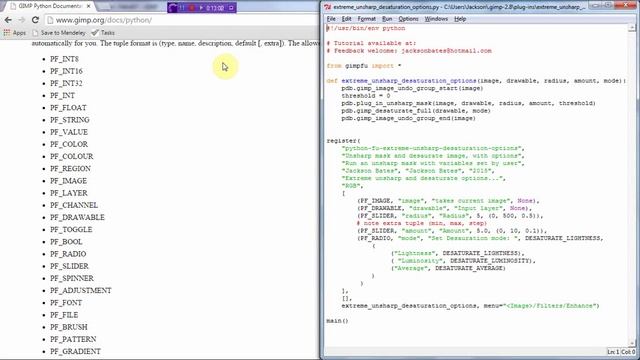 Gimp Scripting: Python Fu, How to create a UI (User Interface) смотреть онлайн