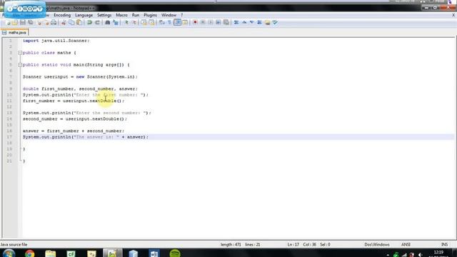 Understanding Java | Simple Maths Calculator + Double Variables | Tutorial #6 смотреть онлайн
