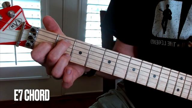 How to play an E7 Chord for left handed guitarists смотреть онлайн