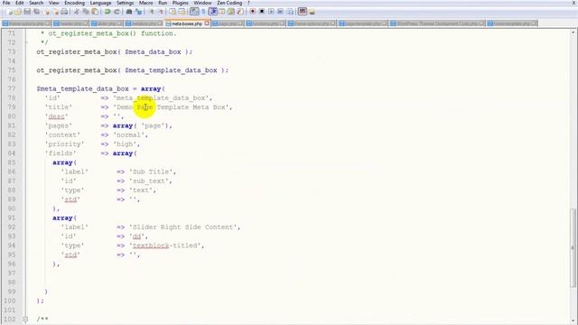 Option Tree Framework {Metabox on specific template page} WordPress смотреть онлайн