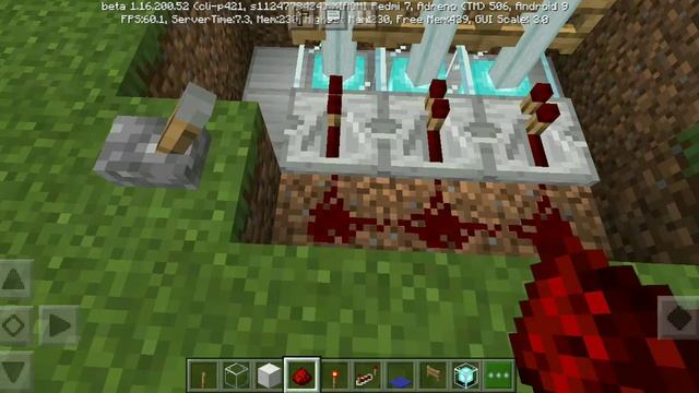 электрический забор в Minecraft