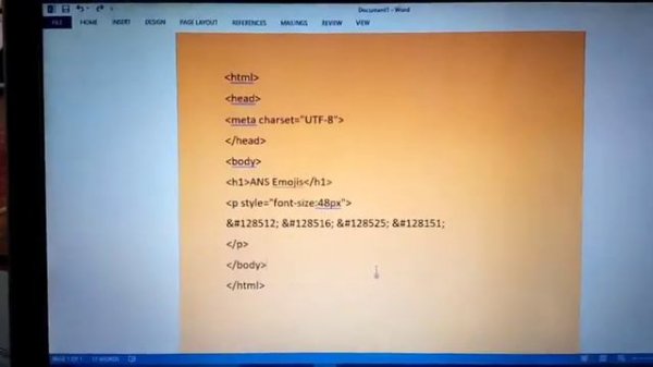 Create Emoji in HTML Webpage , Insert stickers in HTML , HTML Emoji , HTML Course , HTML tutorial