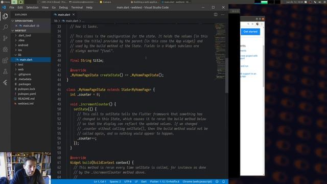 Flutter 46: Compilar para web смотреть онлайн