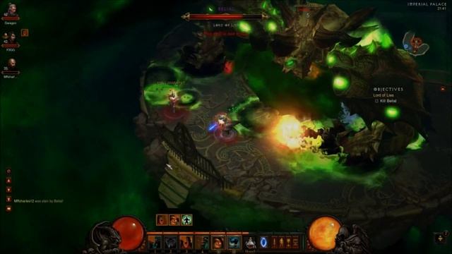 Diablo 3 - Belial [Nightmare Difficulty] смотреть онлайн