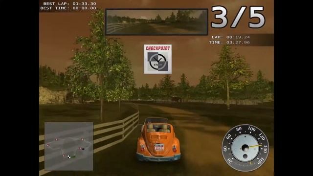 Bug Mania gameplay on Dusk with beach-bug car смотреть онлайн