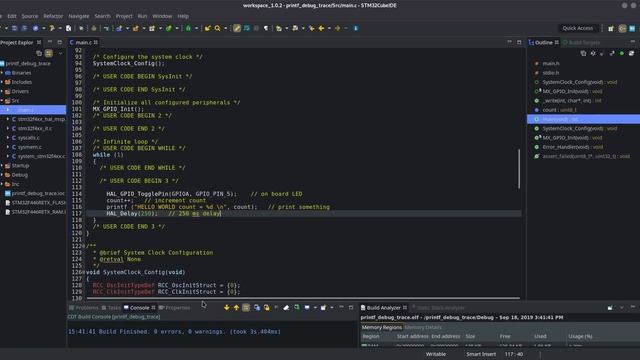Using Printf Debugging, LIVE expressions and SWV Trace in CubeIDE || STM32 || ITM || SWV смотреть онлайн