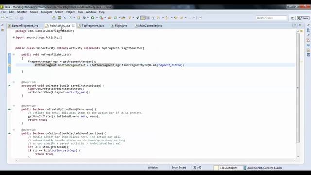 Android ListFragment & Activity Launching with Intents смотреть онлайн