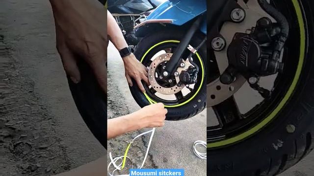 #Suzuki avenis 125 Bs6 Rim Boder sticker design #suzuki avenis Rim sticker#avenis125 sticker design смотреть онлайн