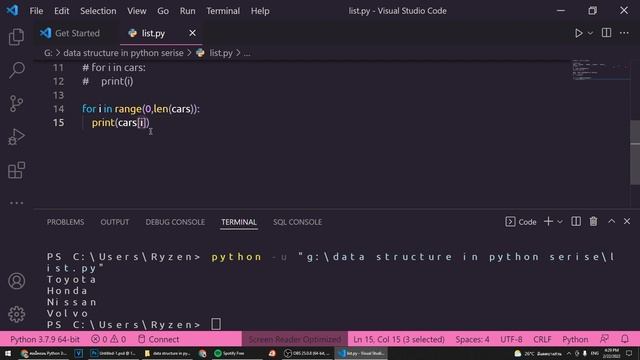 สอนเขียนโปรแกรม ภาษาpython โครงสร้างข้อมูล | List การใช้งาน เข้าถึง เพิ่ม ลบข้อมูลภายในList | part1 смотреть онлайн