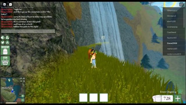 SECRET WATERFALL ROBOT! Fun Easter egg |Roblox Backpacking| смотреть онлайн