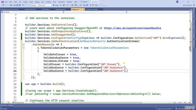 230922 JWT Json Web Token LPS Use JWT for Authentication смотреть онлайн