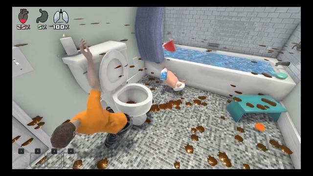 Baby Gets FLUSHED Down the Toilet! - Who's Your Daddy 2 Multiplayer смотреть онлайн
