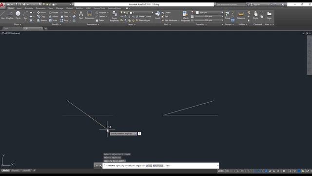 AutoCAD Tutorial: Rotate Command - Tutorial 18 смотреть онлайн