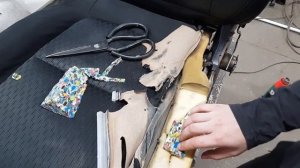 Восстановление поролона  Ремонт сиденья