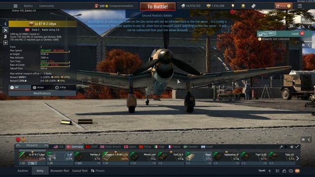 Ju 87 R-2 Libya - Update Danger Zone 2ⁿᵈ Dev Server - War Thunder смотреть онлайн