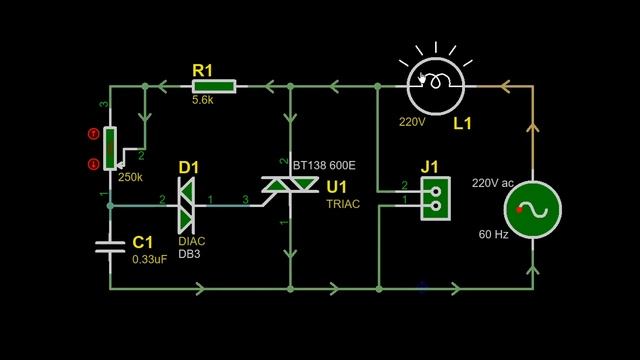 COMO HACER un (DIMMER) REGULADOR de INTENSIDAD LUMINOSA de un FOCO 220V|| CIRCUITO BIEN EXPLICADO смотреть онлайн