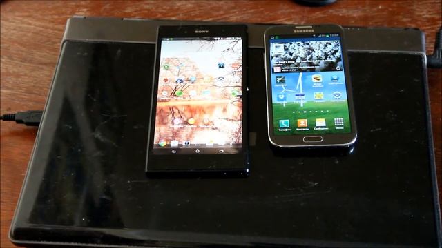 Sony Xperia Z Ultra & Samsung Galaxy Note 2 сравнение смотреть онлайн