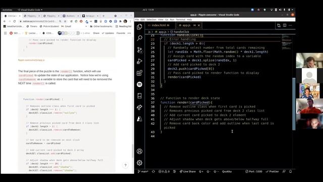 CSS Card Deck Intro смотреть онлайн