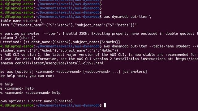 Put Item into DynamoDB using AWS Command Line Interfaceaws dynamodb смотреть онлайн