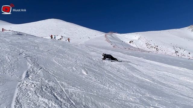 Erciyes kayak Merkezi’nde dayımı divan Pistinden indirdim смотреть онлайн