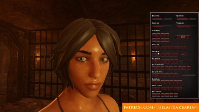 Work in progress: Character customization for AAA adult game. смотреть онлайн