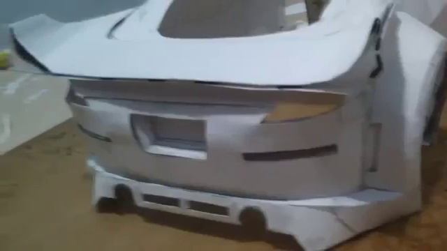 Как сделать модель машины из бумаги(Nissan 350z) смотреть онлайн