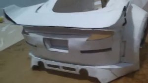 Как сделать модель машины из бумаги(Nissan 350z)