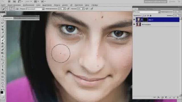 Видеоурок Photoshop Ретушь кожи и цветокоррекция смотреть онлайн