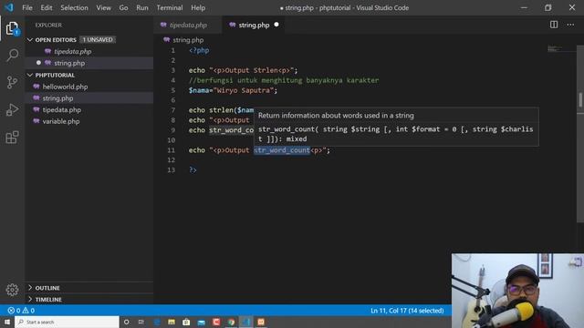 PHP Tutorial Part 4: String Pada PHP смотреть онлайн